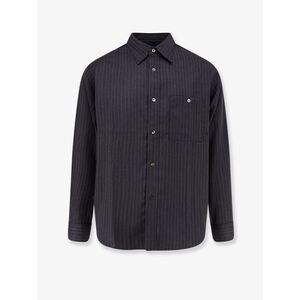 Tonywack Unisex Striped Wool Blend Unisex Shirt